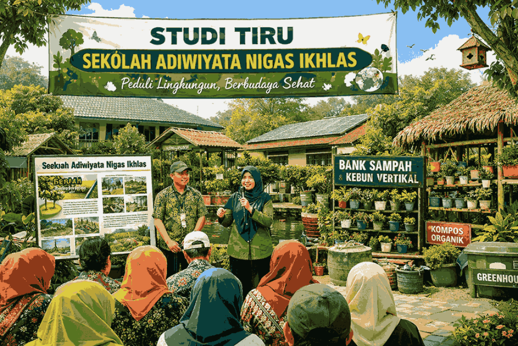 Studi Tiru Sekolah Adiwiyata Nigas Ikhlas