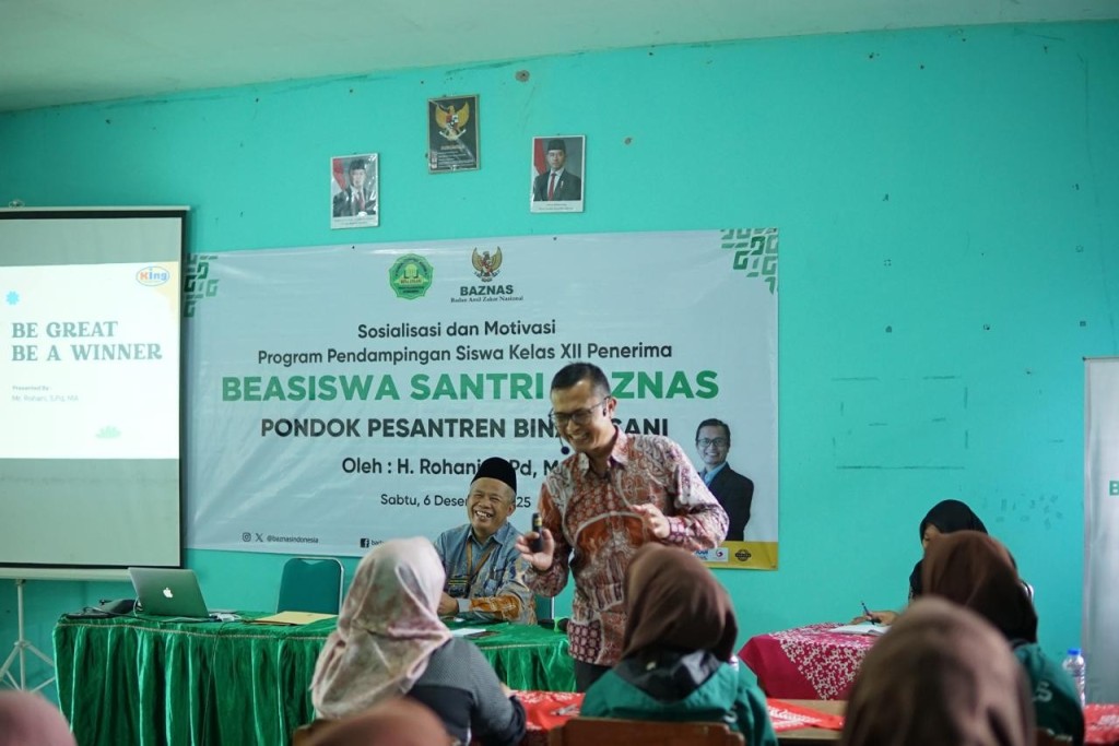 MENUJU MASA DEPAN EMAS BERSAMA BEASISWA SANTRI BAZNAS